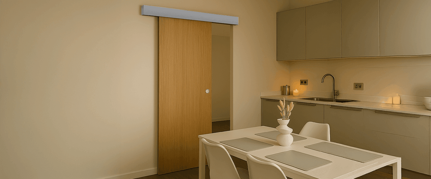 Porte coulissante en applique Gamme Access