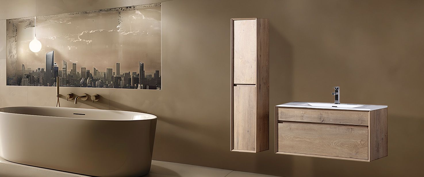 Ensemble meuble de salle de bain 140 cm