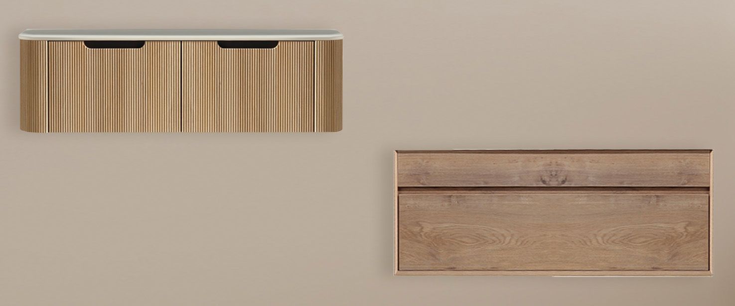Meuble de salle de bain sans vasque 140 cm